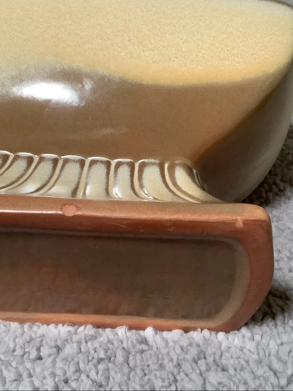 Frankoma Brown Ceramic Accent Vase